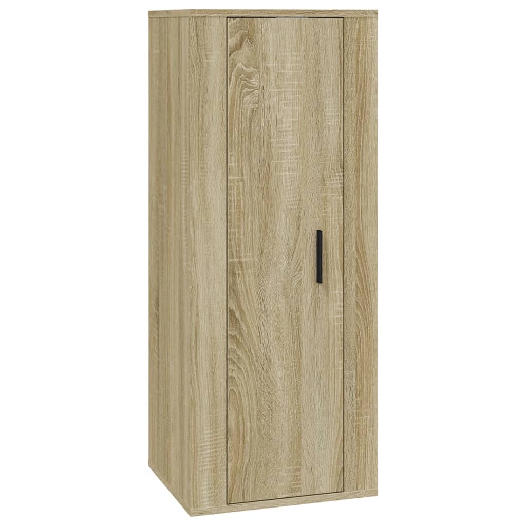 Set di Mobili Porta TV 2 pz Rovere Sonoma in Legno Multistrato - homemem39