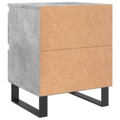 Comodini 2pz Grigio Cemento 40x35x50 cm in Legno Multistrato - homemem39