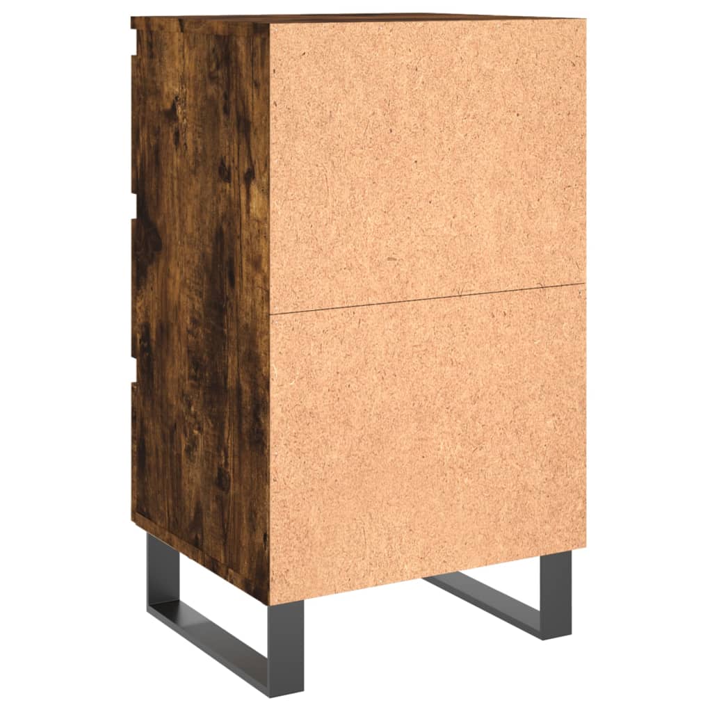 Comodini 2 pz Rovere Fumo 40x35x69 cm in Legno Multistrato - homemem39