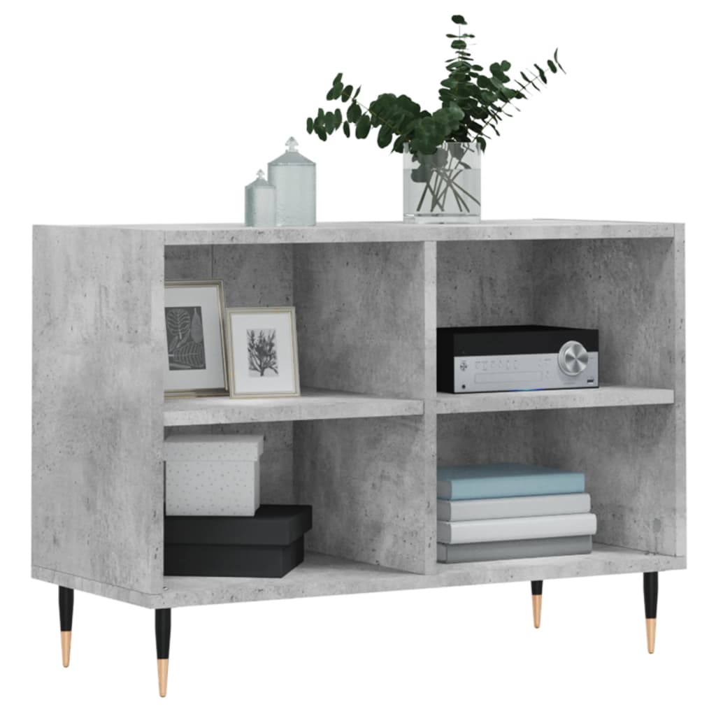 Mobile Porta TV Grigio Cemento 69,5x30x50 cm Legno Multistrato - homemem39