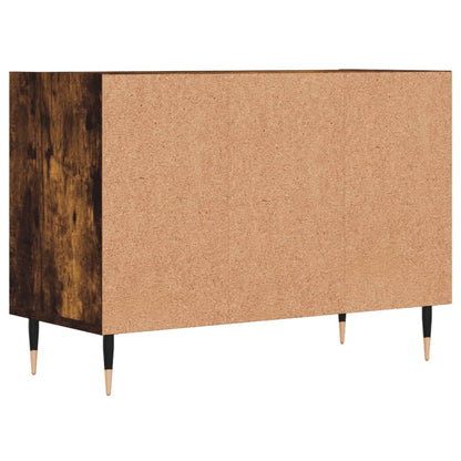 Mobile Porta TV Rovere Fumo 69,5x30x50 cm in Legno Multistrato - homemem39