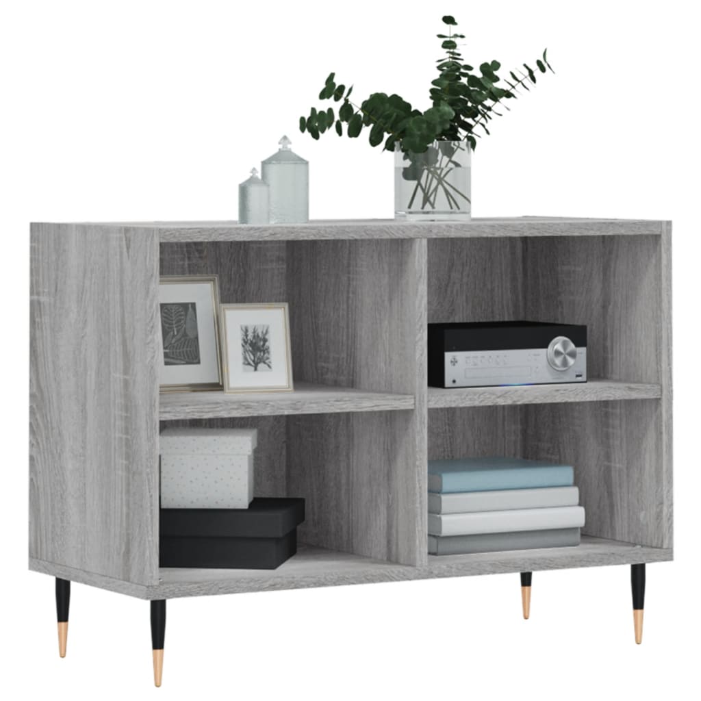 Mobile Porta TV Grigio Sonoma 69,5x30x50cm in Legno Multistrato - homemem39