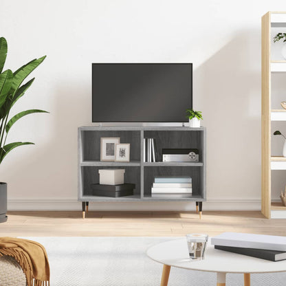 Mobile Porta TV Grigio Sonoma 69,5x30x50cm in Legno Multistrato - homemem39