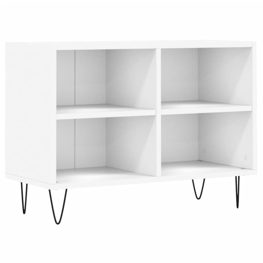 Mobile Porta TV Bianco 69,5x30x50 cm in Legno Multistrato - homemem39