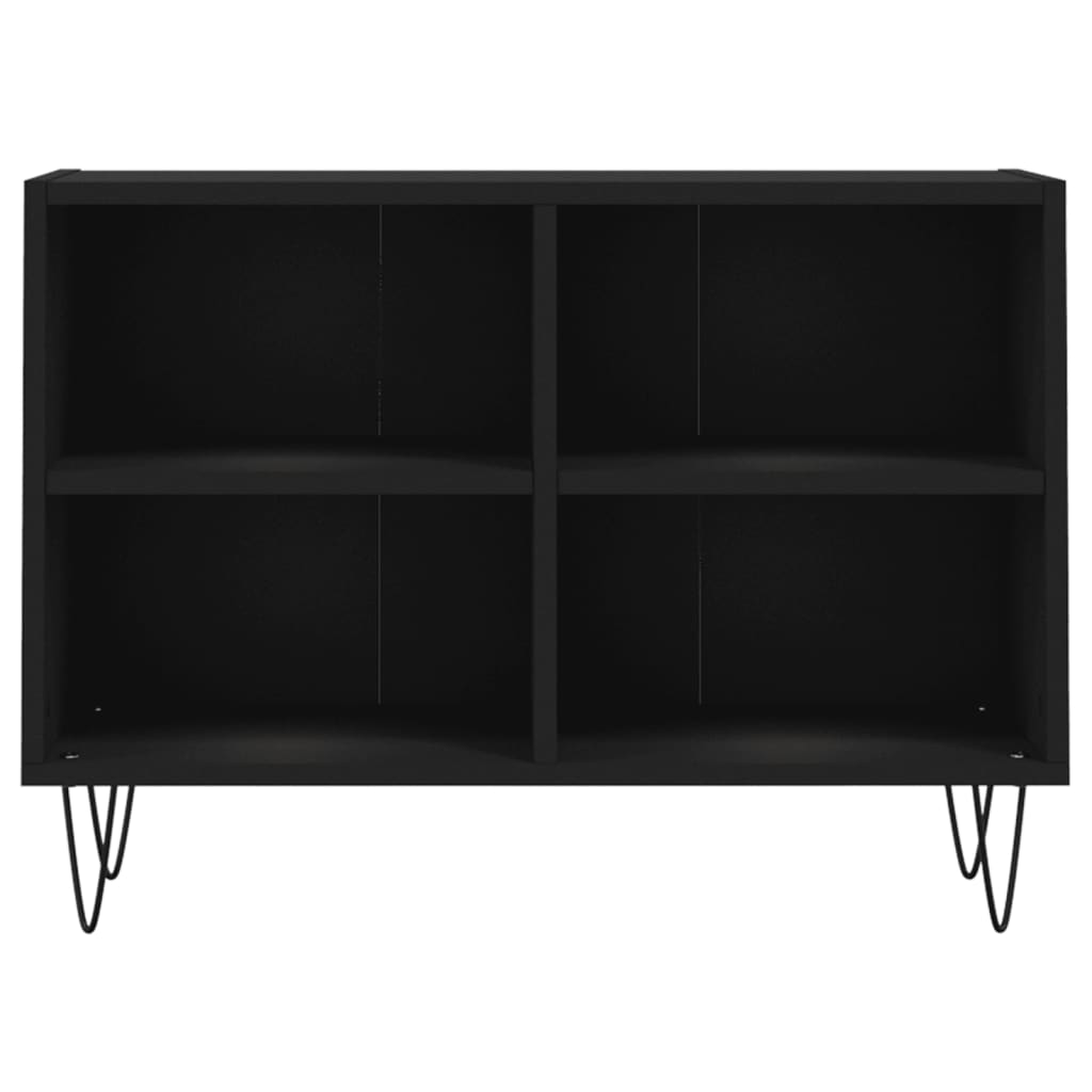 Mobile Porta TV Nero 69,5x30x50 cm in Legno Multistrato - homemem39