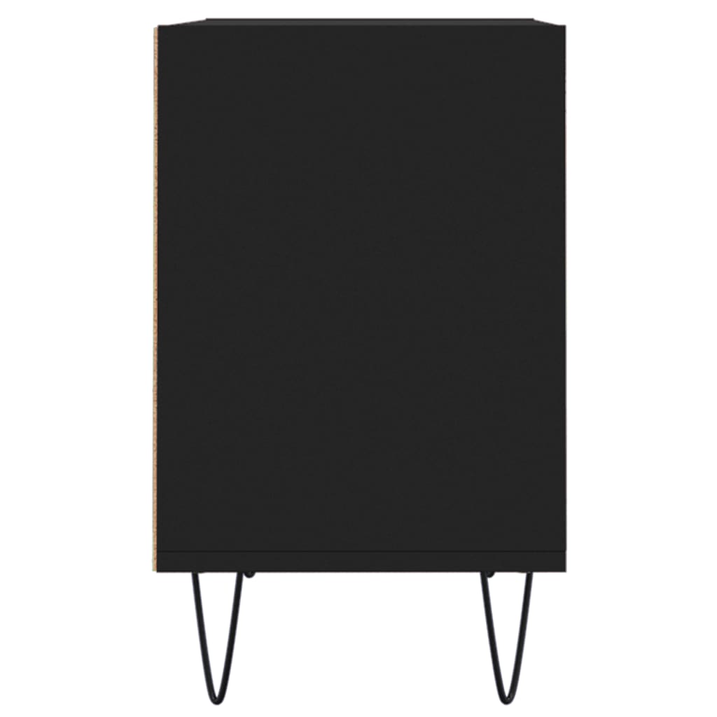 Mobile Porta TV Nero 69,5x30x50 cm in Legno Multistrato - homemem39