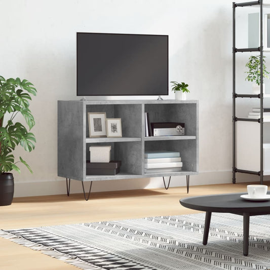 Mobile Porta TV Grigio Cemento 69,5x30x50 cm Legno Multistrato - homemem39