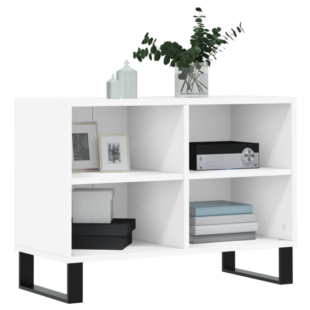 Mobile Porta TV Bianco 69,5x30x50 cm in Legno Multistrato - homemem39