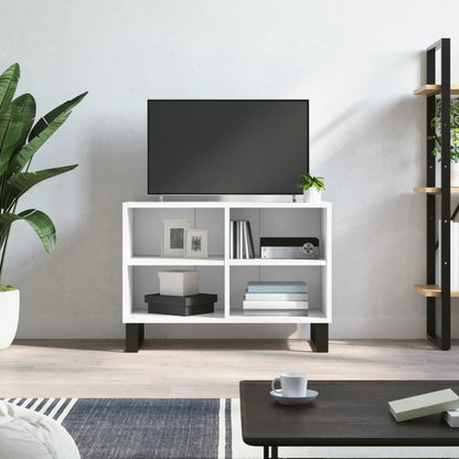 Mobile Porta TV Bianco 69,5x30x50 cm in Legno Multistrato - homemem39