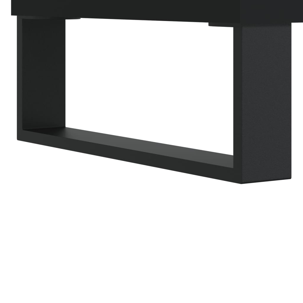 Mobile Porta TV Nero 69,5x30x50 cm in Legno Multistrato - homemem39