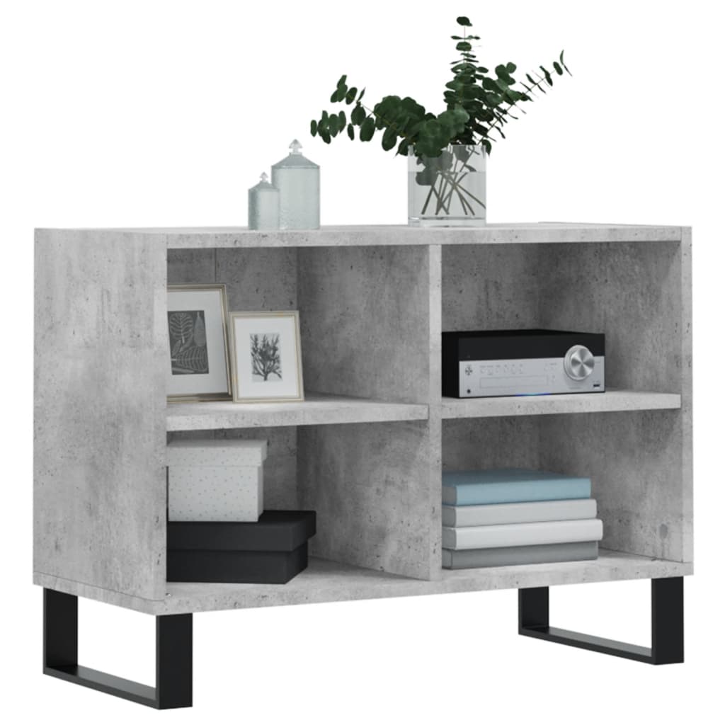 Mobile Porta TV Grigio Cemento 69,5x30x50 cm Legno Multistrato - homemem39