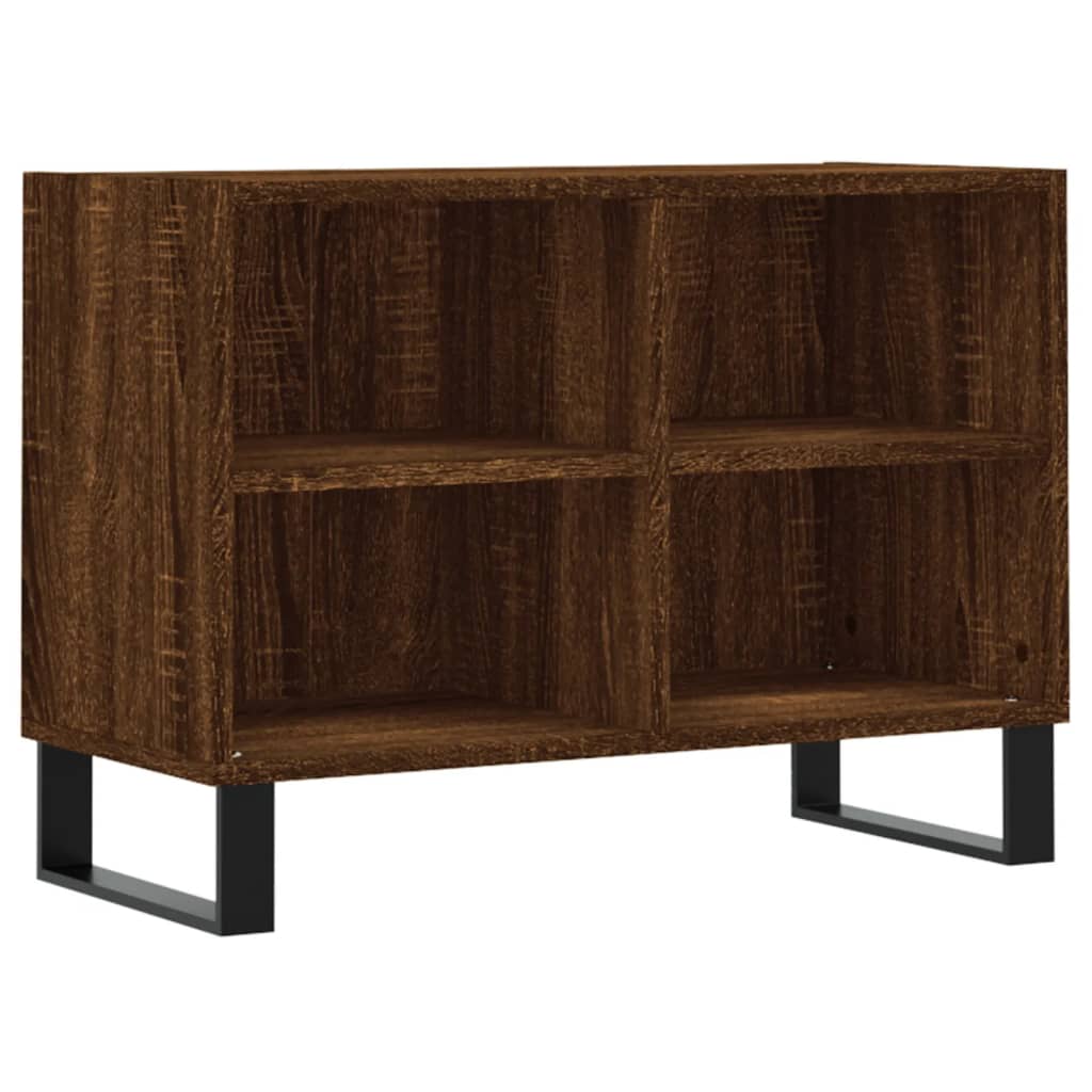 Mobile Porta TV Rovere Marrone 69,5x30x50 cm Legno Multistrato - homemem39