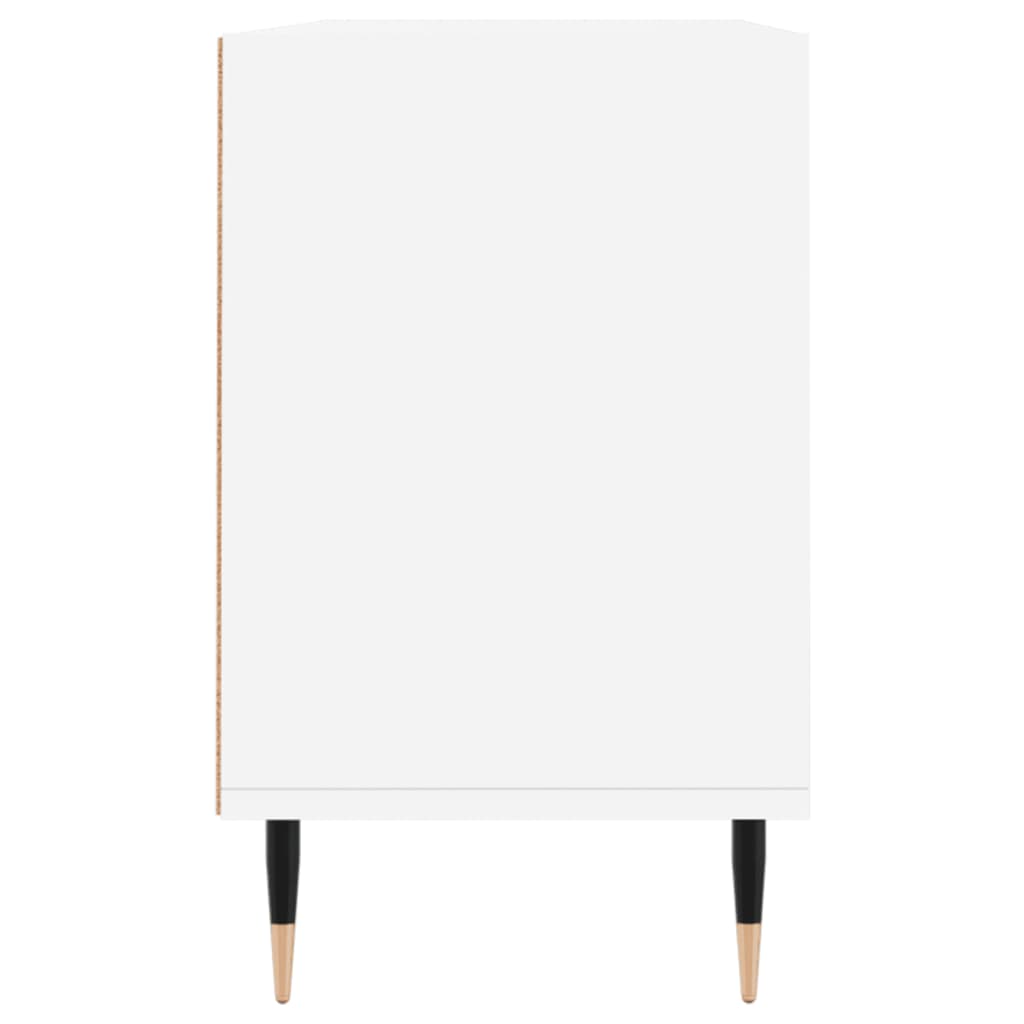 Mobile Porta TV Bianco 103,5x30x50 cm in Legno Multistrato - homemem39