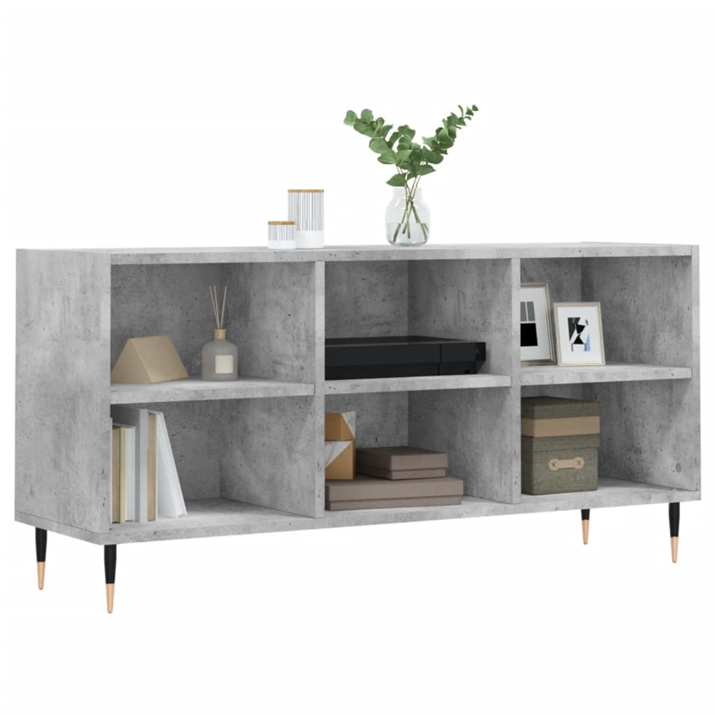 Mobile per TV Grigio Cemento 103,5x30x50 cm Legno Multistrato - homemem39