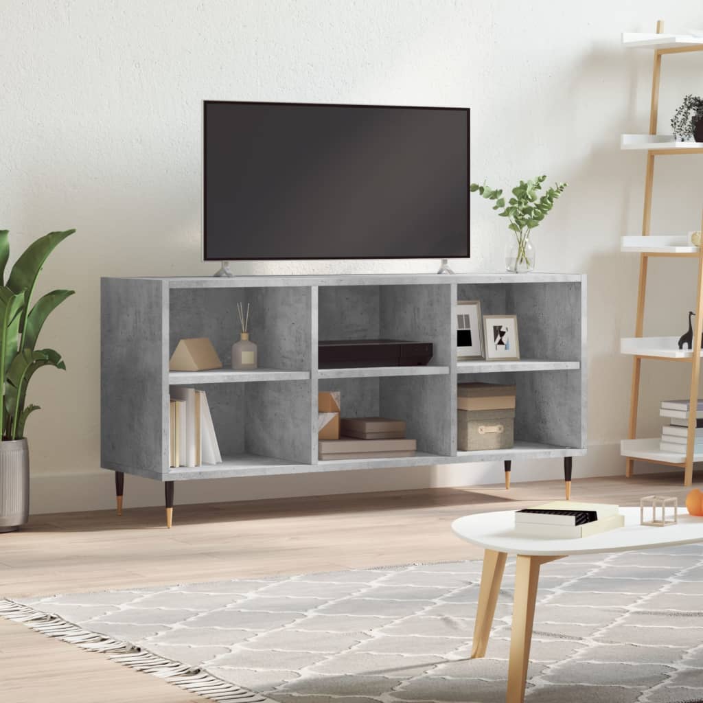 Mobile per TV Grigio Cemento 103,5x30x50 cm Legno Multistrato - homemem39