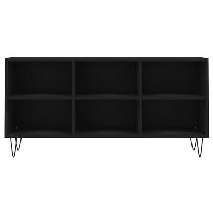 Mobile Porta TV Nero 103,5x30x50 cm in Legno Multistrato - homemem39