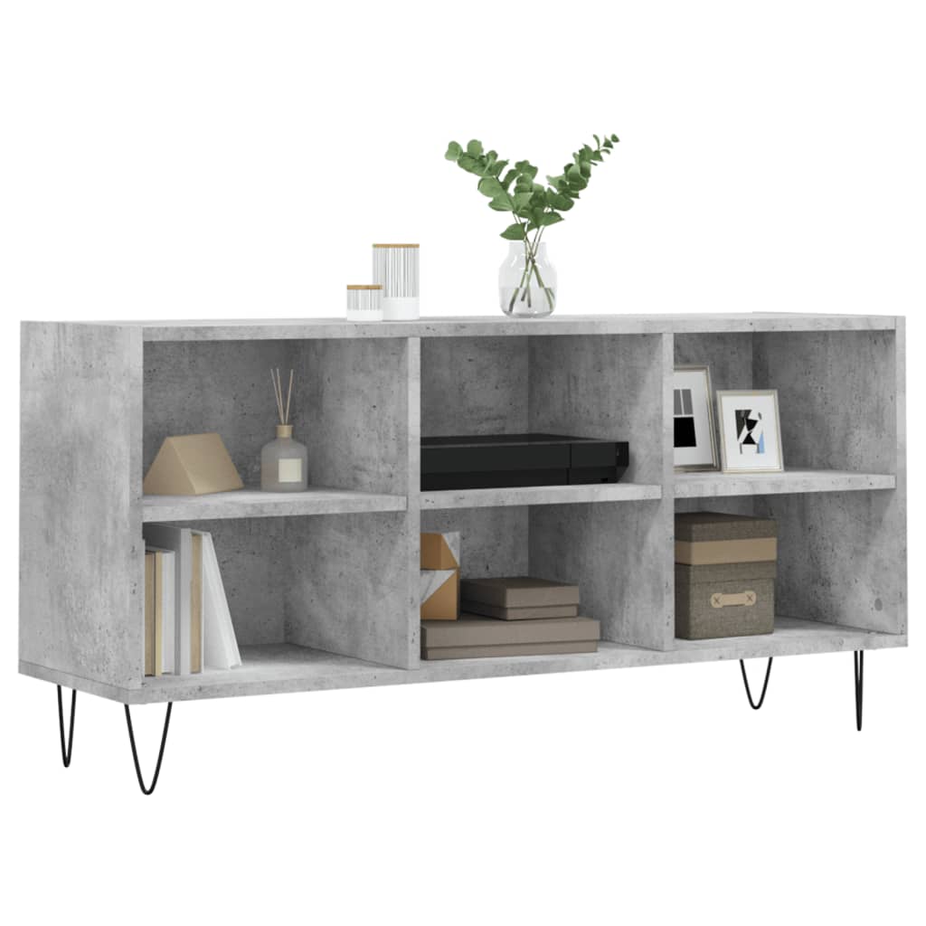 Mobile per TV Grigio Cemento 103,5x30x50 cm Legno Multistrato - homemem39