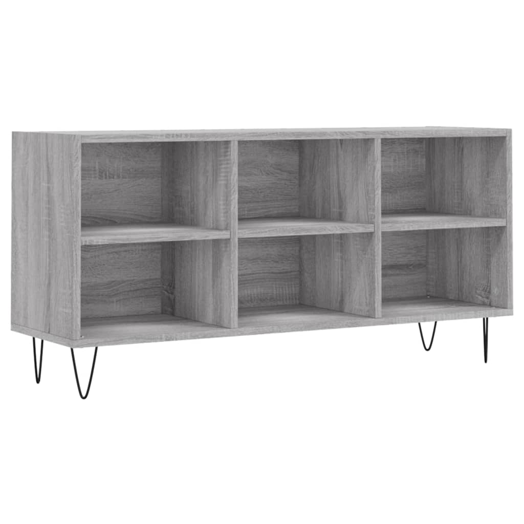 Mobile TV Grigio Sonoma 103,5x30x50 cm in Legno Multistrato - homemem39