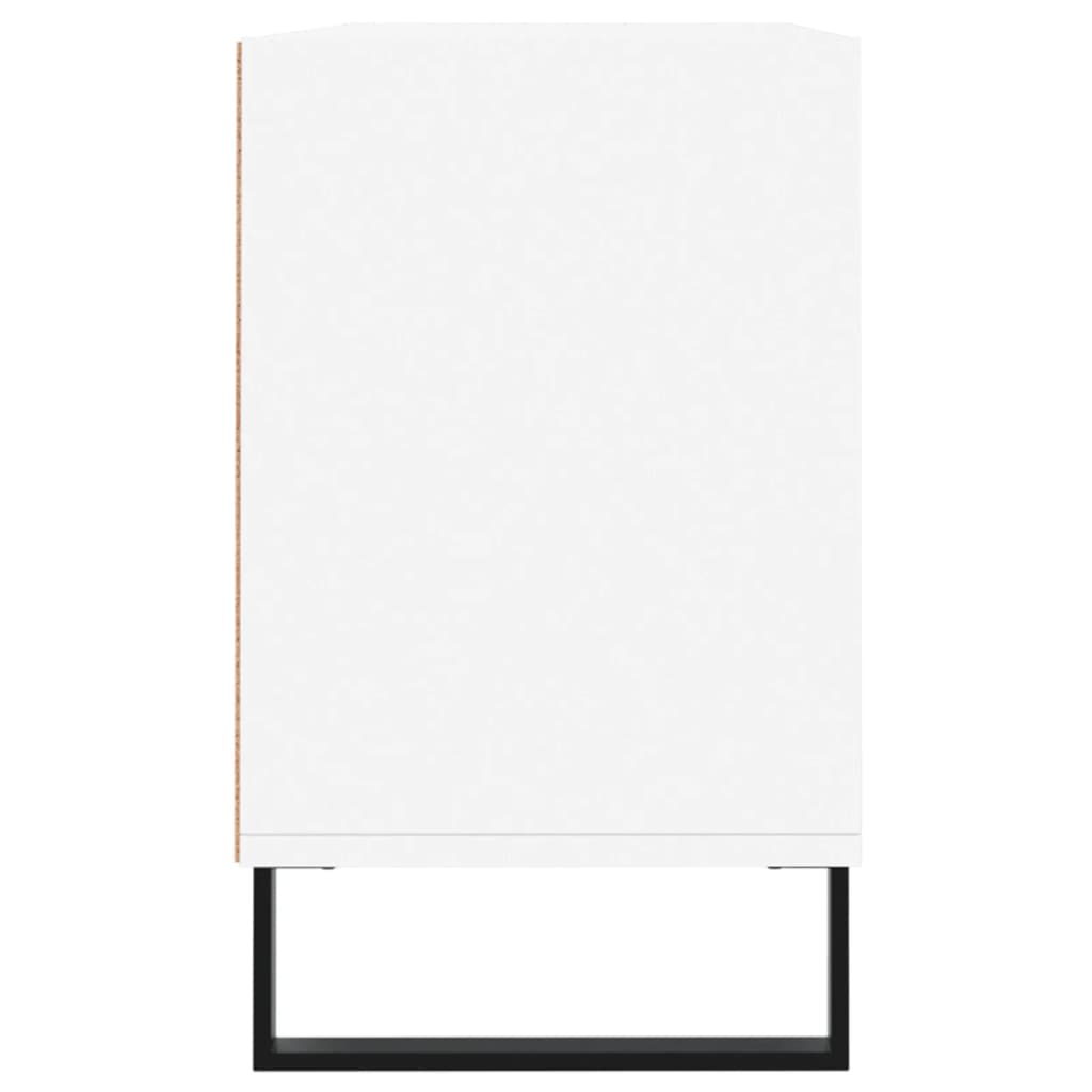 Mobile Porta TV Bianco 103,5x30x50 cm in Legno Multistrato - homemem39