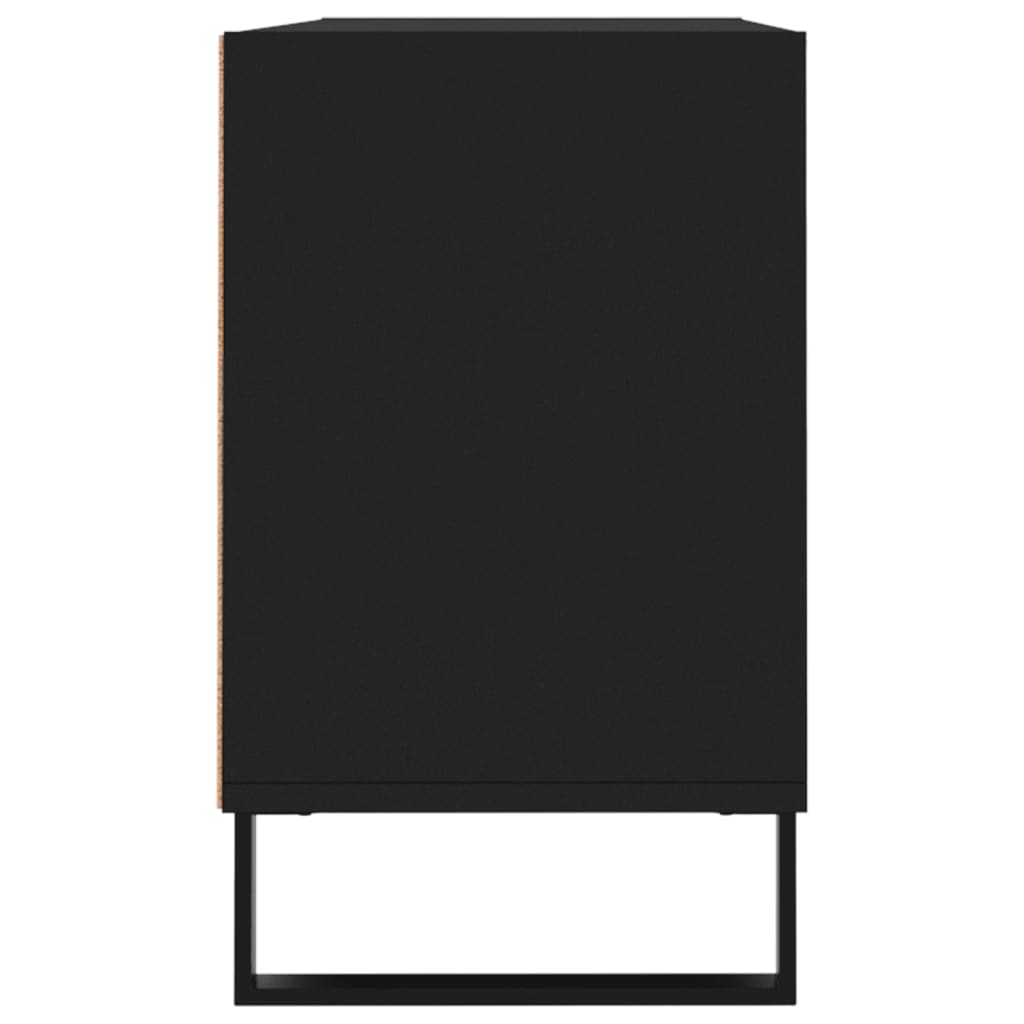 Mobile Porta TV Nero 103,5x30x50 cm in Legno Multistrato - homemem39