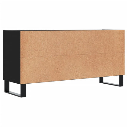 Mobile Porta TV Nero 103,5x30x50 cm in Legno Multistrato - homemem39