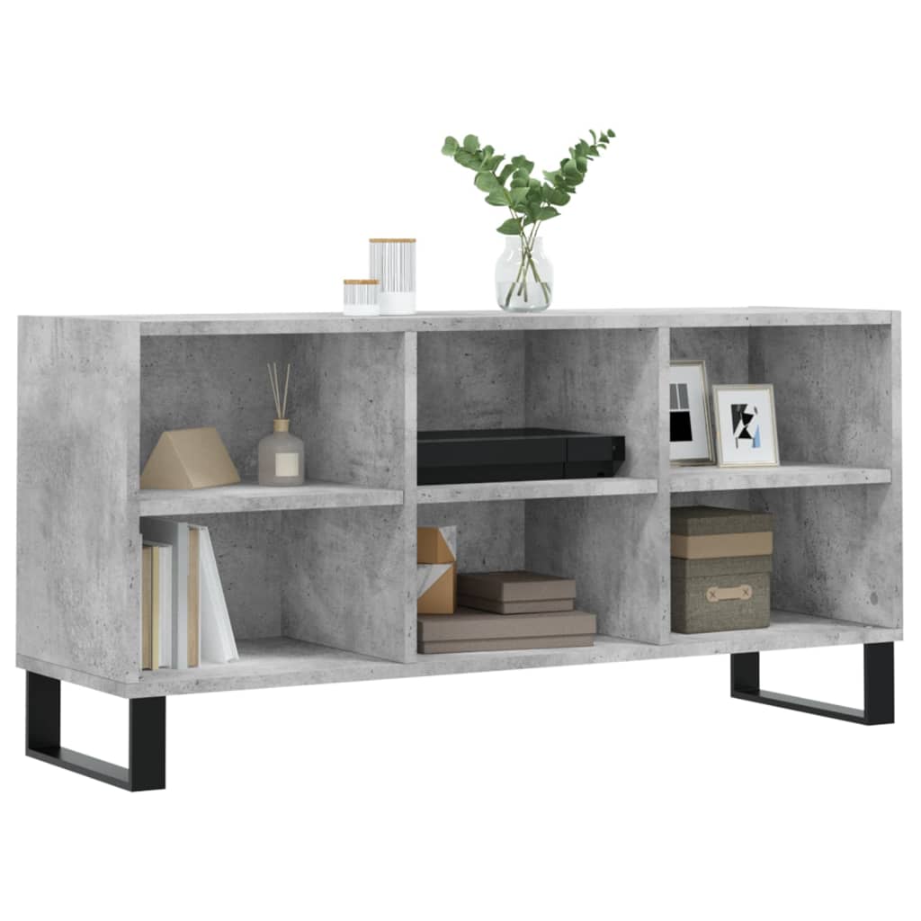 Mobile per TV Grigio Cemento 103,5x30x50 cm Legno Multistrato - homemem39