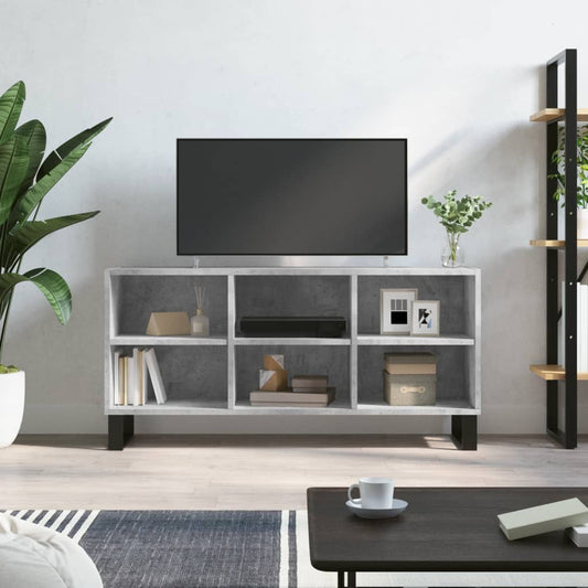 Mobile per TV Grigio Cemento 103,5x30x50 cm Legno Multistrato - homemem39