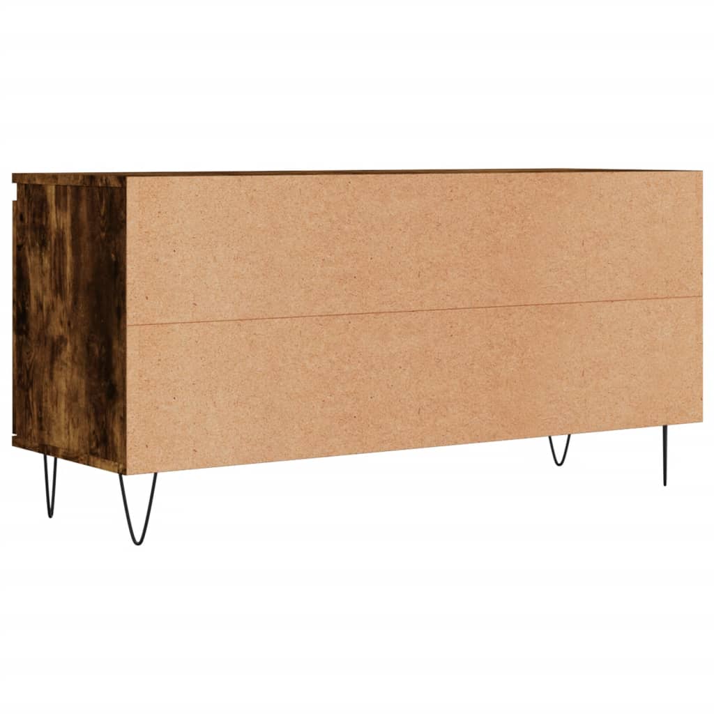 Mobile Porta TV Rovere Fumo 104x35x50 cm in Legno Multistrato - homemem39