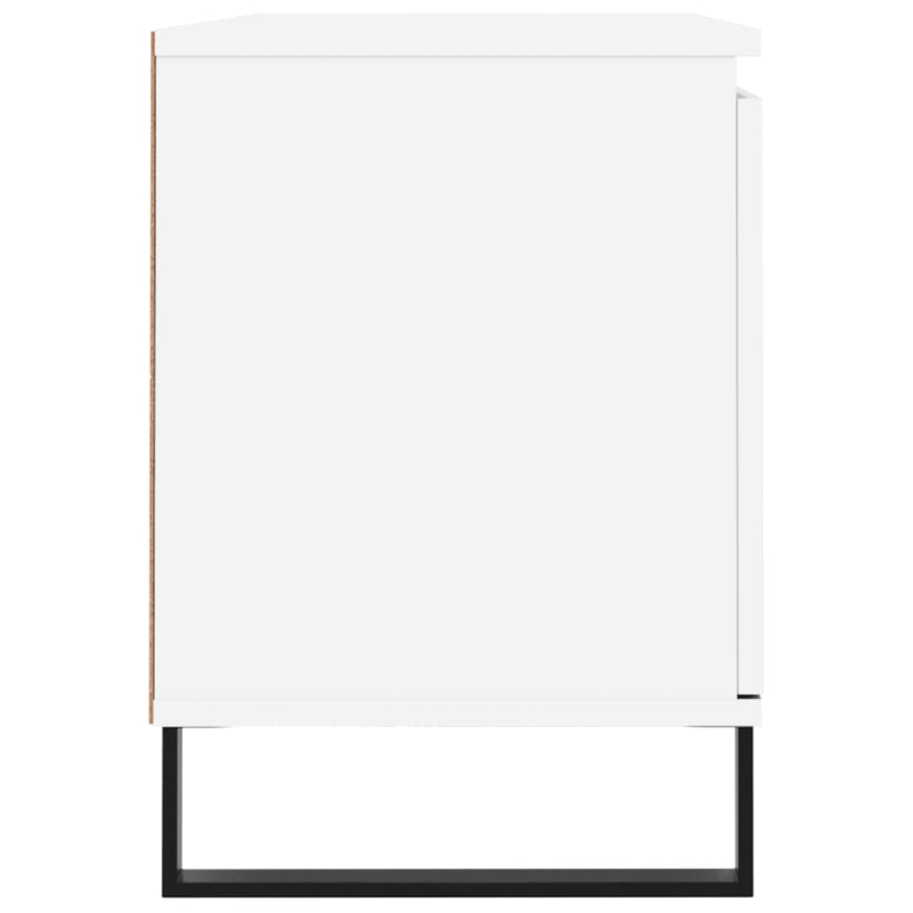 Mobile Porta TV Bianco 104x35x50 cm in Legno Multistrato - homemem39