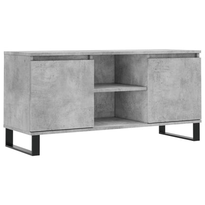 Mobile Porta TV Grigio Cemento 104x35x50cm in Legno Multistrato - homemem39