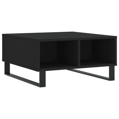 Tavolino da Salotto Nero 60x60x30 cm in Legno Multistrato - homemem39