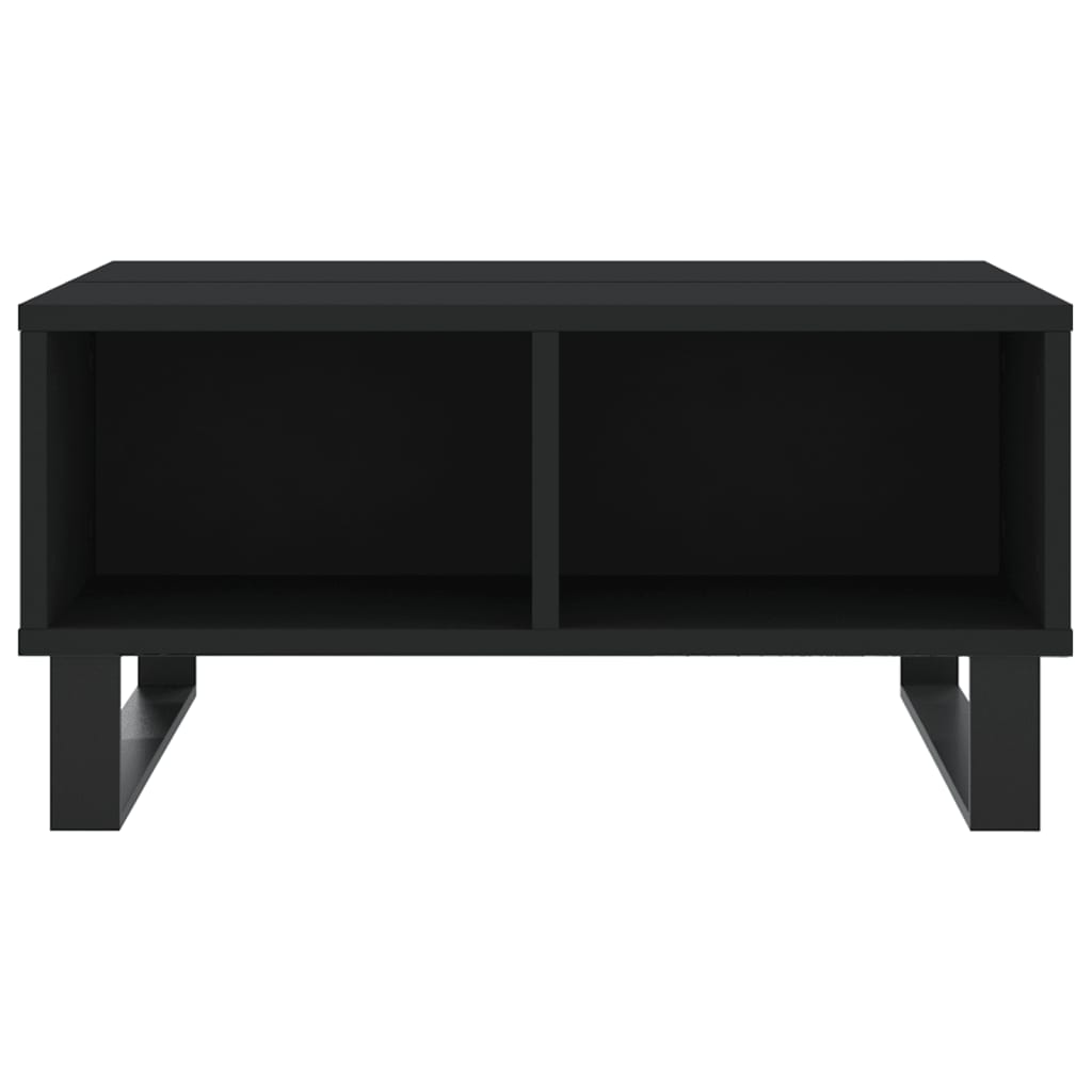 Tavolino da Salotto Nero 60x60x30 cm in Legno Multistrato - homemem39