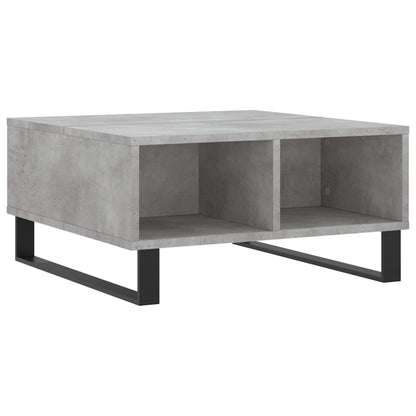Tavolino da Salotto Grigio Cemento 60x60x30cm Legno Multistrato - homemem39