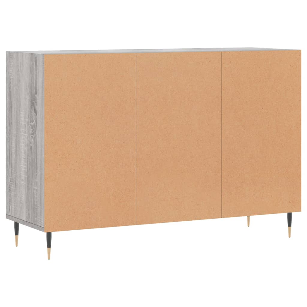 Credenza Grigio Sonoma 103,5x35x70 cm in Legno Ingegnerizzato - homemem39