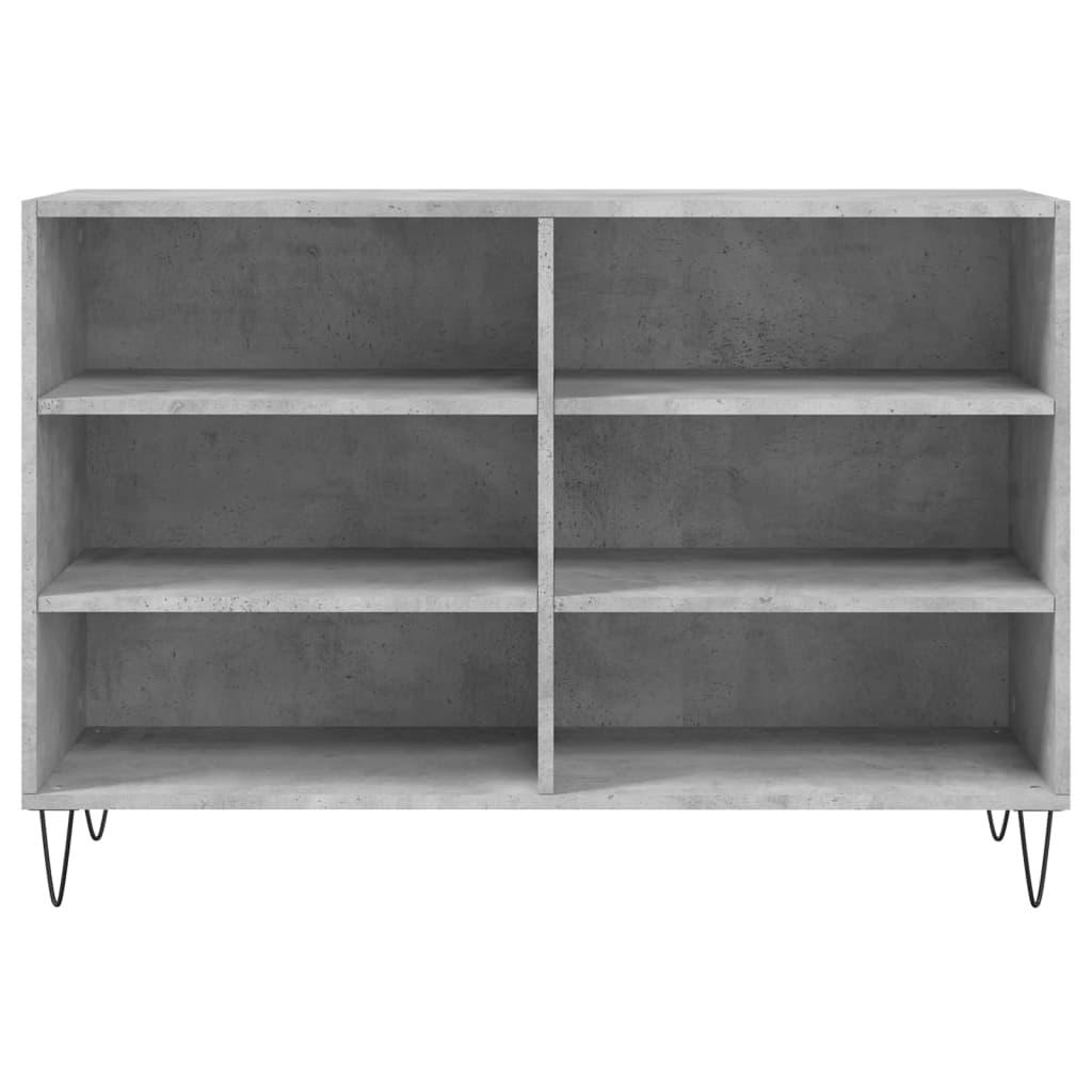 Credenza Grigio Cemento 103,5x35x70 cm in Legno Multistrato - homemem39