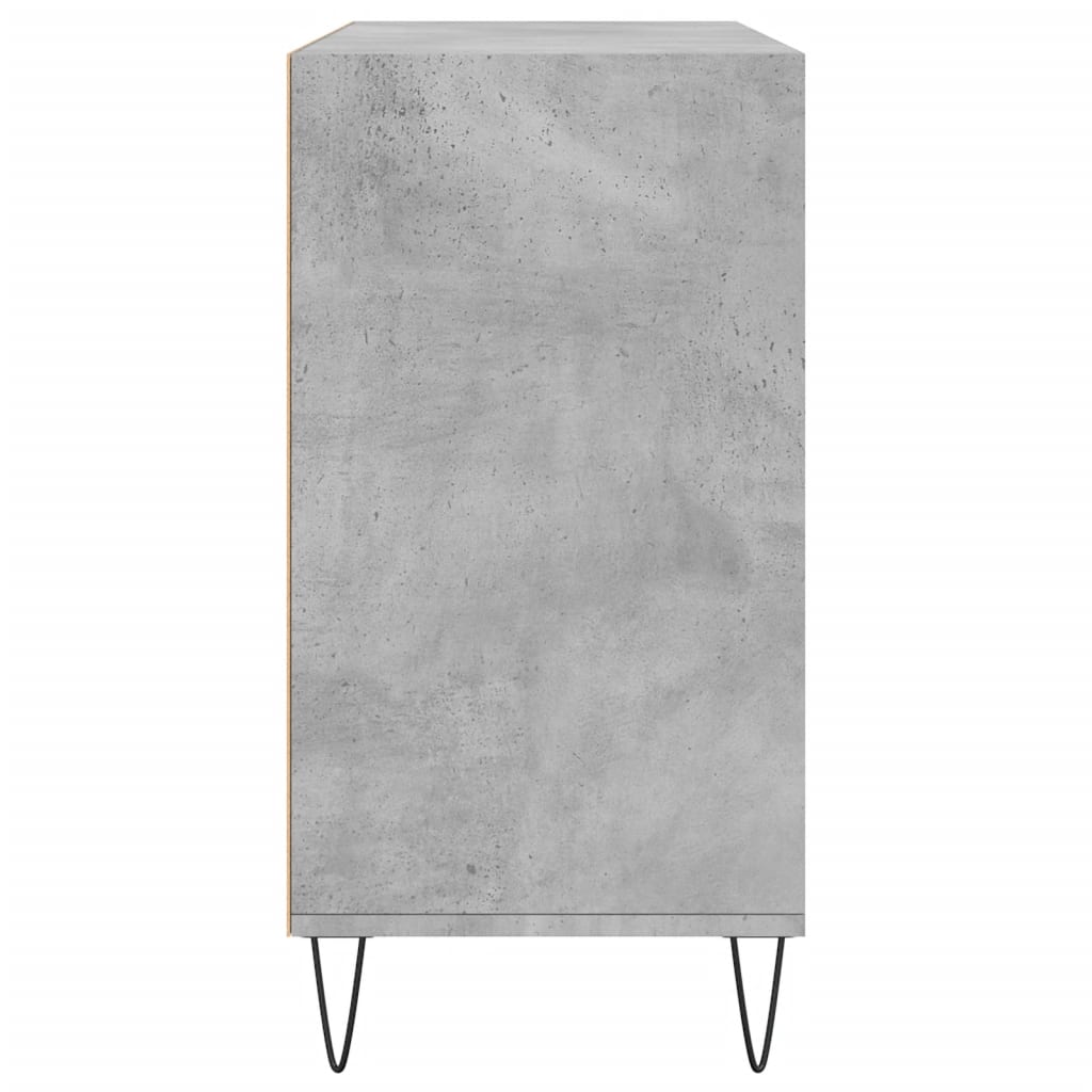 Credenza Grigio Cemento 103,5x35x70 cm in Legno Multistrato - homemem39