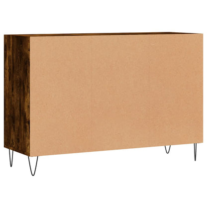 Credenza Rovere Fumo 103,5x35x70 cm in Legno Multistrato - homemem39