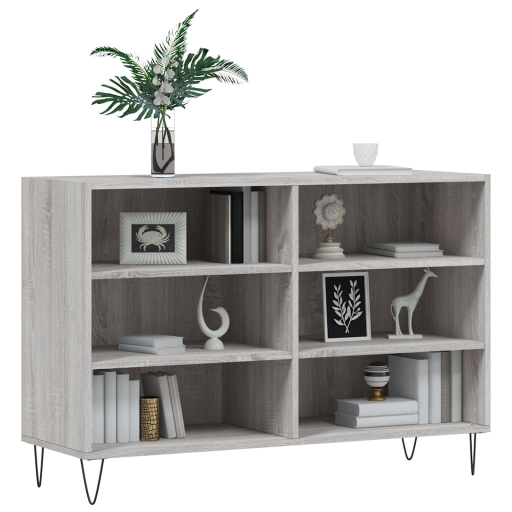 Credenza Grigio Sonoma 103,5x35x70 cm in Legno Ingegnerizzato - homemem39