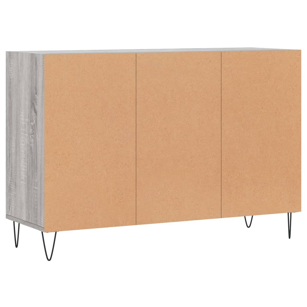 Credenza Grigio Sonoma 103,5x35x70 cm in Legno Ingegnerizzato - homemem39