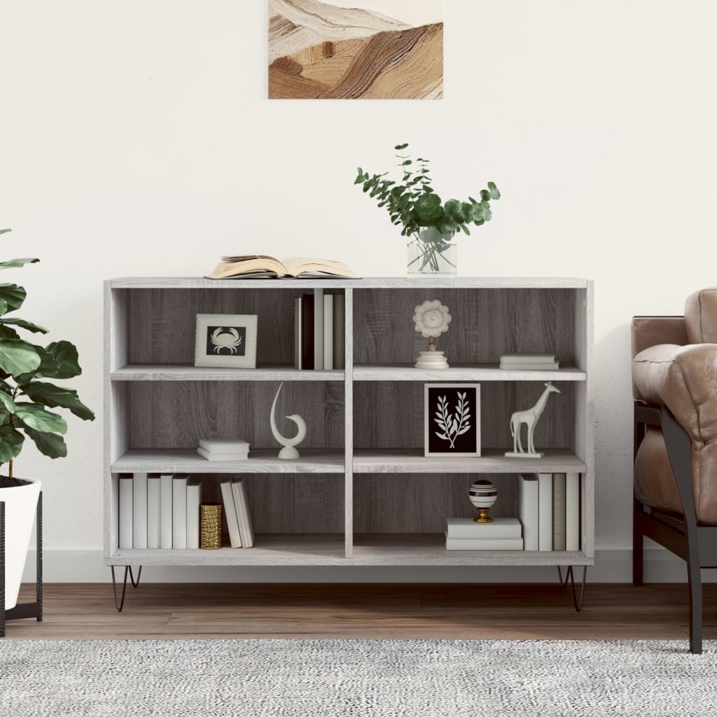 Credenza Grigio Sonoma 103,5x35x70 cm in Legno Ingegnerizzato - homemem39