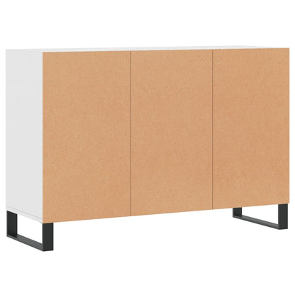 Credenza Bianca 103,5x35x70 cm in Legno Multistrato - homemem39