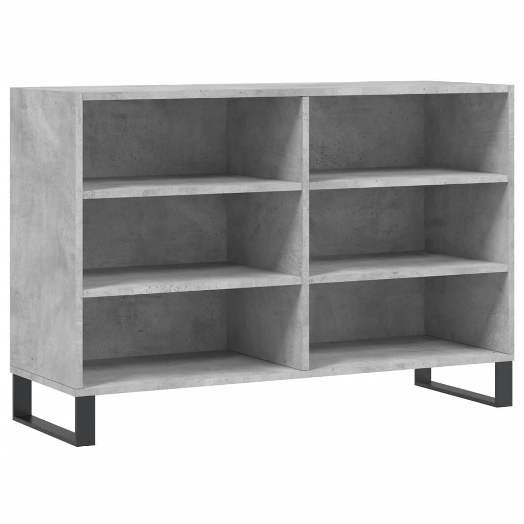 Credenza Grigio Cemento 103,5x35x70 cm in Legno Multistrato - homemem39