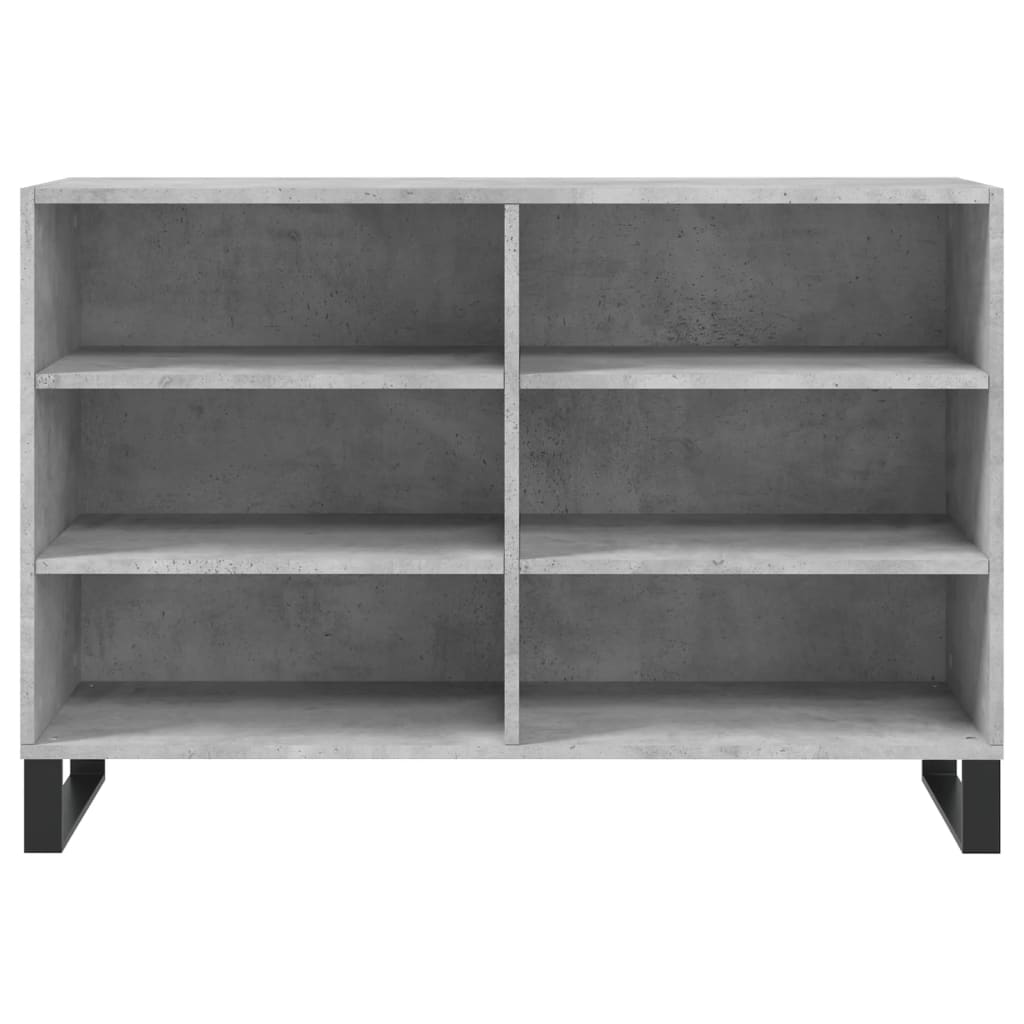 Credenza Grigio Cemento 103,5x35x70 cm in Legno Multistrato - homemem39