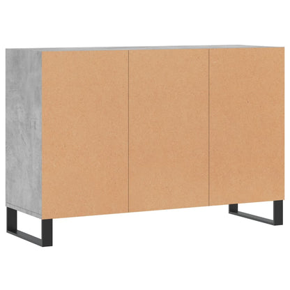 Credenza Grigio Cemento 103,5x35x70 cm in Legno Multistrato - homemem39