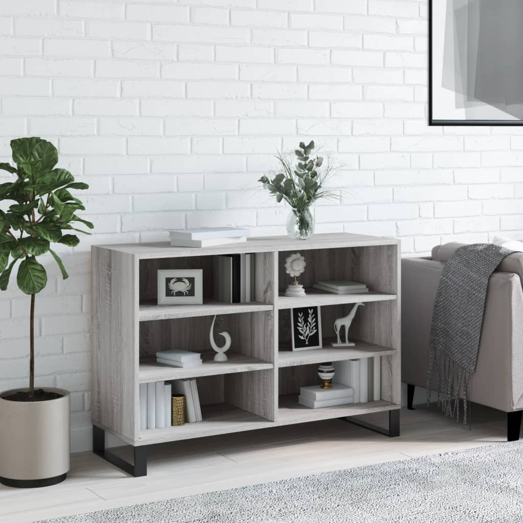 Credenza Grigio Sonoma 103,5x35x70 cm in Legno Ingegnerizzato - homemem39