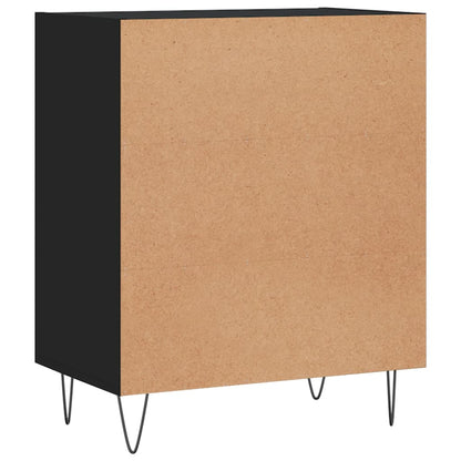 Credenza Nera 57x35x70 cm in Legno Multistrato - homemem39