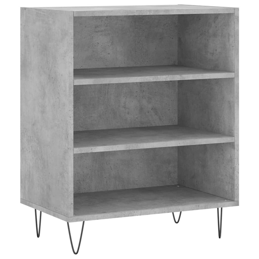 Credenza Grigio Cemento 57x35x70 cm in Legno Multistrato - homemem39