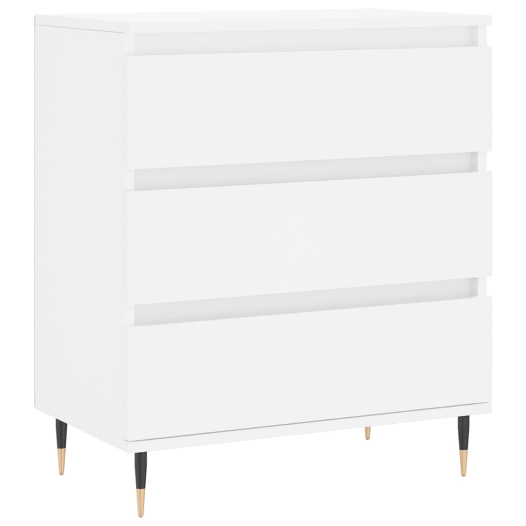 Credenza Bianca 60x35x70 cm in Legno Multistrato - homemem39