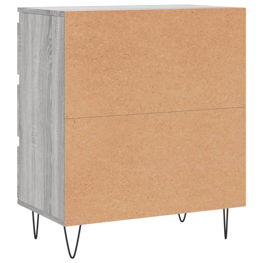 Credenza Grigio Sonoma 60x35x70 cm in Legno Multistrato - homemem39