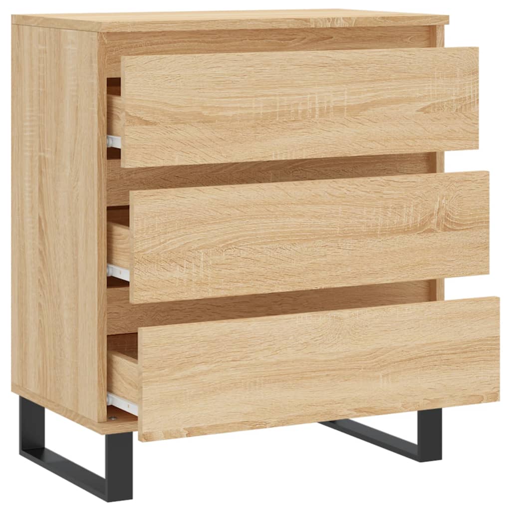 Credenza Rovere Sonoma 60x35x70 cm in Legno Multistrato - homemem39